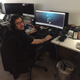 Gizmodo’s managing editor Mario Aguilar also found the piano computer very disconcerting (Image: Alex Dickinson)